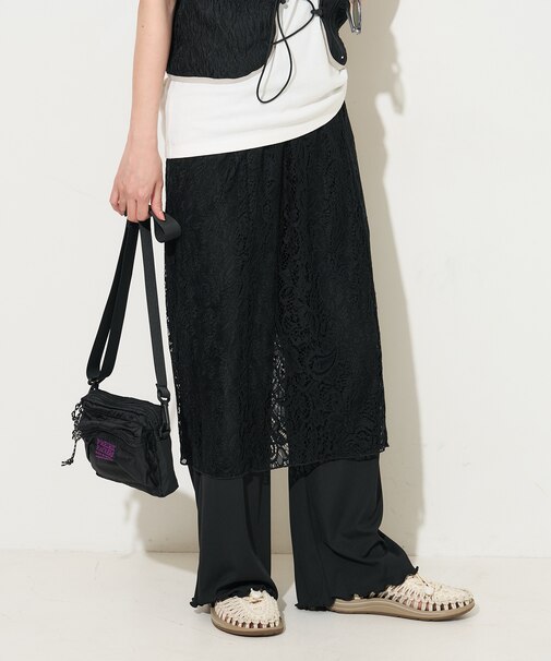 【セットアイテム】レース スカート パンツセット