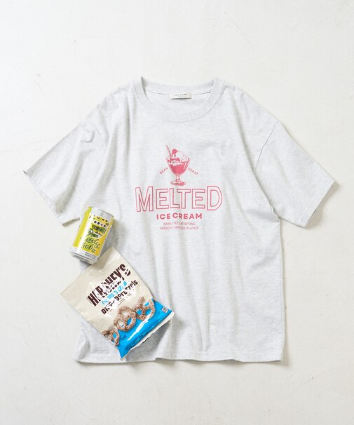 アイスクリーム プリントTシャツ