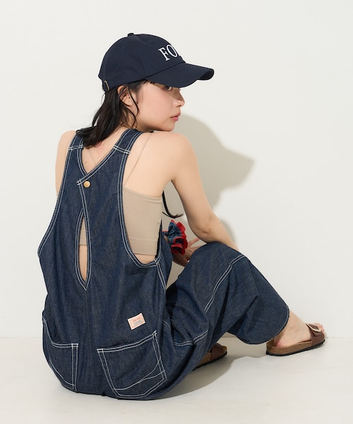 Vintageバンダナリメイクサロペット｜フリークスストアの通販｜&mall