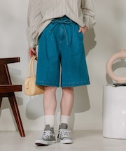 別注 紐付き タックハーフパンツ