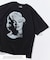 マリリンモンロー フェイスクラック フォト Tシャツ