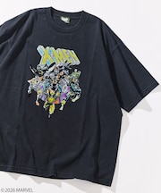 MARVEL/マーベル X-MEN クルーネックTシャツ / 静電フロッキー加工