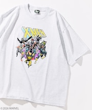 MARVEL/マーベル X-MEN クルーネックTシャツ / 静電フロッキー加工