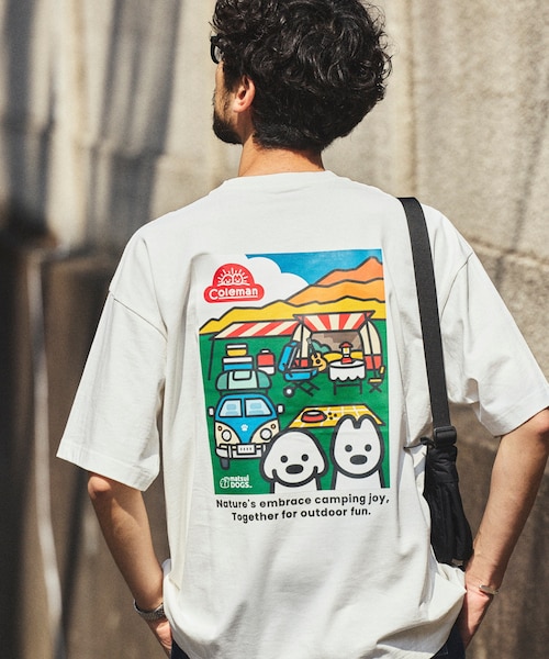 Coleman×matsui×FREAK'S STORE 別注 バックプリント クルーネックT