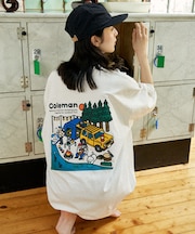 Coleman×matsui×FREAK'S STORE 別注 バックプリント クルーネックTシャツ/Lake Side