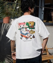 Coleman×matsui×FREAK'S STORE 別注 バックプリント クルーネックTシャツ/Rocky Camping