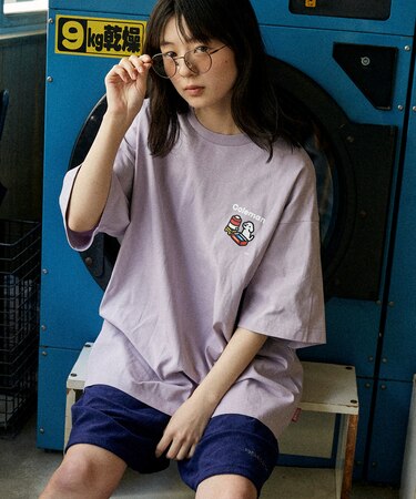 Coleman×matsui×FREAK'S STORE 別注 バックプリント クルーネックTシャツ/Rocky Camping