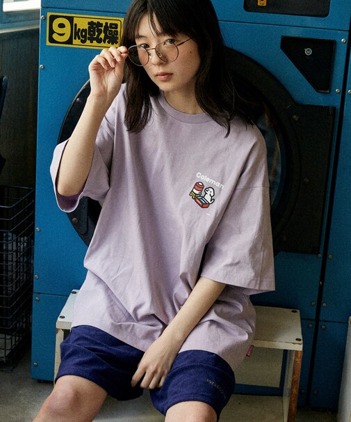 Coleman×matsui×FREAK'S STORE 別注 バックプリント クルーネックTシャツ/Rocky Camping