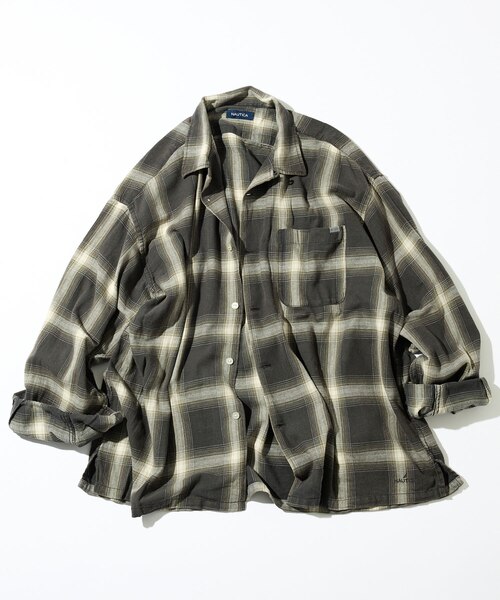 19SS SHADOW CHECK GIGOLO SHIRT sunsea SHADOW CHECK GIGOLO SHIRT