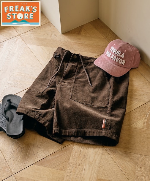 FREAK'S STORE for BEACH & FES サマーコーデュロイ イージーショーツ