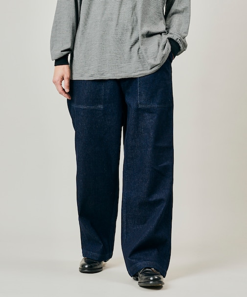 別注 ワイドストレート ファティーグパンツ/イージーパンツ