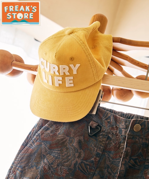 FREAK'S STORE for BEACH & FES サマーコーデュロイ フェルトロゴ キャップ