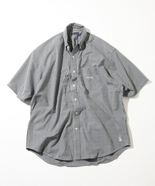 ヴィンテージライク ブロード ボタンダウン 半袖シャツ