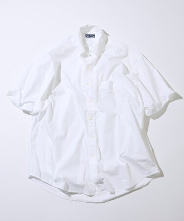 ヴィンテージライク ブロード ボタンダウン 半袖シャツ