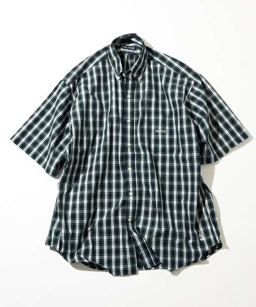 ヴィンテージライク ブロード ボタンダウン 半袖シャツ