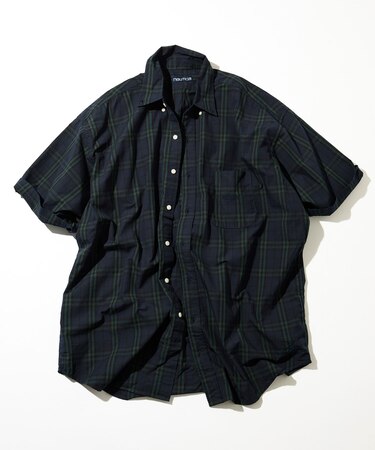 ヴィンテージライク ブロード ボタンダウン 半袖シャツ