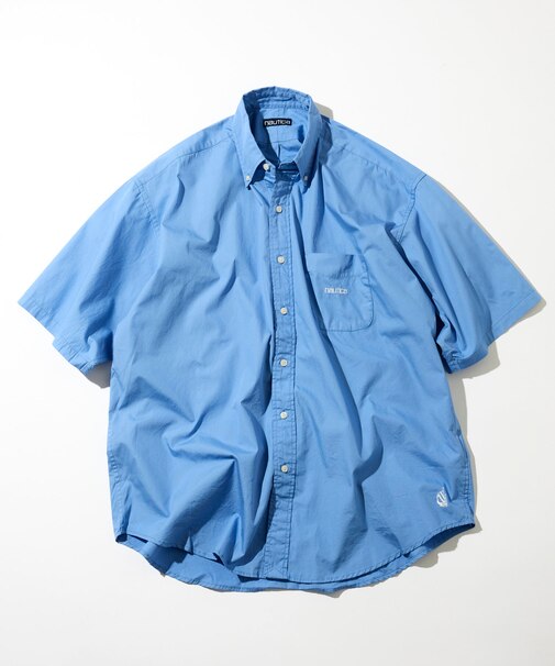 ヴィンテージライク ブロード ボタンダウン 半袖シャツ