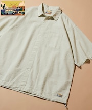 FREAK'S STORE for BEACH & FES シアサッカー スピンドル レギュラーカラー ショートスリーブシャツ