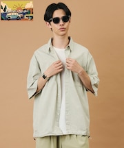 FREAK'S STORE for BEACH & FES シアサッカー スピンドル レギュラーカラー ショートスリーブシャツ