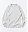 Essentials タイトフィット L/S クルーネック ワッフルTシャツ