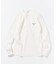 Essentials タイトフィット L/S ヘンリーネック ワッフル Tシャツ