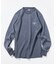 Essentials タイトフィット L/S クルーネック ワッフル ピグメントTシャツ