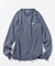 Essentials タイトフィット L/S ヘンリーネック ワッフル ピグメントTシャツ