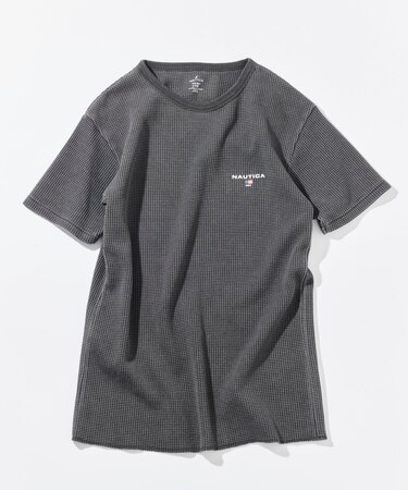 Essentials タイトフィット S/S クルーネック ワッフル ピグメントTシャツ