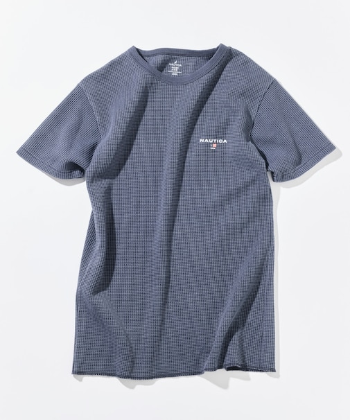 Essentials タイトフィット S/S クルーネック ワッフル ピグメントTシャツ