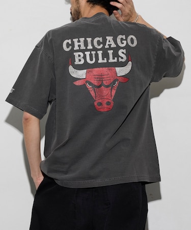 NBA × FREAK'S STORE 別注 ヴィンテージライク チーム バック ロゴ TEE