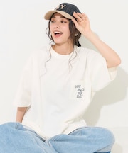 tombonia/トムボニア バックプリント クルーネックTシャツ/YOU MADE MY DAY