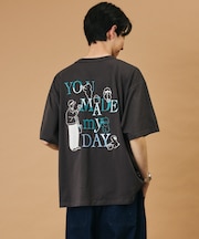 tombonia/トムボニア バックプリント クルーネックTシャツ/YOU MADE MY DAY