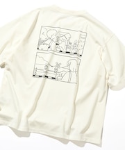 tombonia/トムボニア バックプリント クルーネックTシャツ/Boy Meets Girl