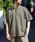 HEAVY WEIGHT/ヘビーウェイト ピグメント ショートスリーブ ヘンリーネック Tシャツ/10.5オンス