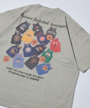 NBA × FREAK'S STORE 別注 ランダムユニフォームデザイン バックプリント クルーネックTシャツ