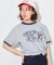 SPORTS PRINT RINGER T-SHIRT