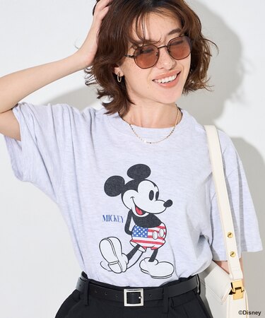 【MICKEY MOUSE】プリントTシャツ