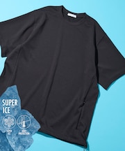 SUPER ICE / スーパーアイス クルーネック スピンドルTシャツ 接触冷感 / 吸水速乾 / UVカット