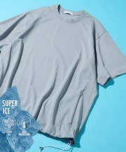 SUPER ICE / スーパーアイス クルーネック スピンドルTシャツ 接触冷感 / 吸水速乾 / UVカット