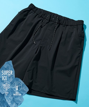 SUPER ICE / スーパーアイス イージー ショートパンツ 接触冷感 / 吸水速乾 / UVカット