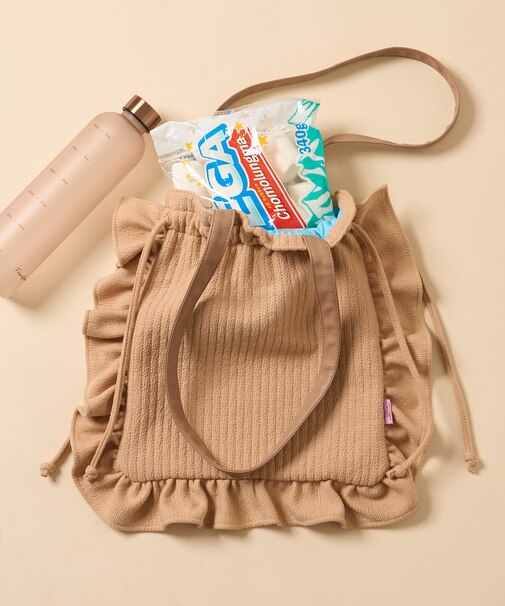 【Beach & Festival】別注 キルティング巾着バッグ