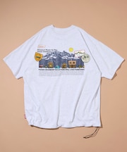 Coleman × FREAK'S STORE / コールマン 別注 Snowy Mountain バックプリント スピンドルTシャツ