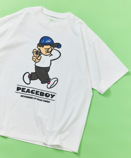 kaoyorinakami × FREAK'S STORE/カオヨリナカミ 別注  ピースボーイ Tee