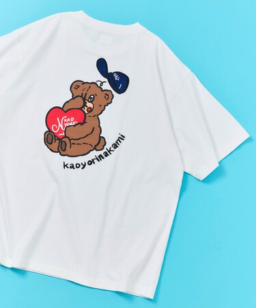 kaoyorinakami × FREAK'S STORE/カオヨリナカミ 別注 スワリパンチベア Tee