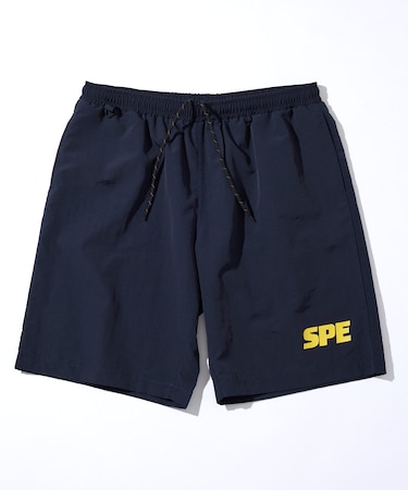 SPECIAL OTHERS ×FREAK'S STORE リフレクターロゴプリント ナイロン イージーショーツ