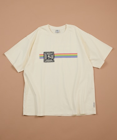 FREAK'S STORE for BEACH & FES / オーシャンパシフィック別注 HERITAGE TEE RAINBOW
