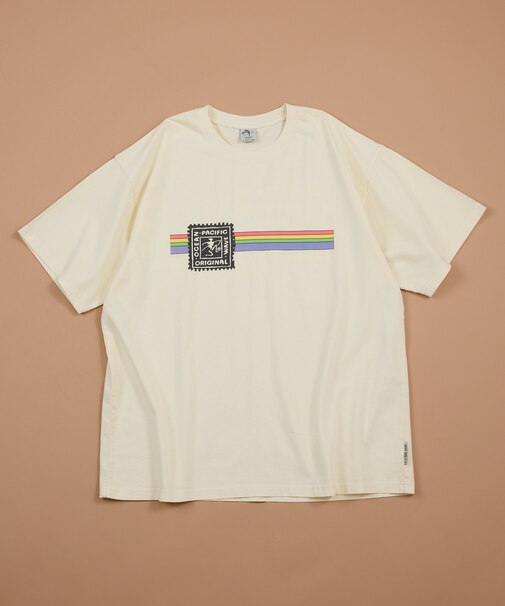 FREAK'S STORE for BEACH & FES / オーシャンパシフィック別注 HERITAGE TEE RAINBOW