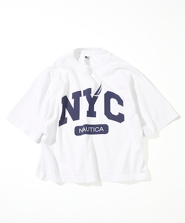 Made in U.S.A ヘビーウェイト オーバーサイズ クルーネック プリントTシャツ type 2