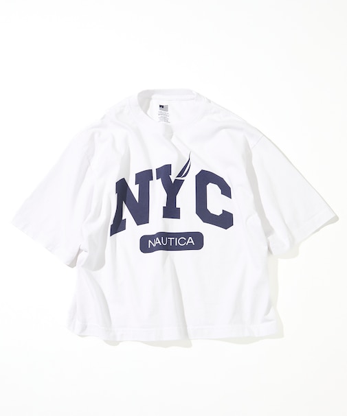 Made in U.S.A ヘビーウェイト オーバーサイズ クルーネック プリントTシャツ type 2