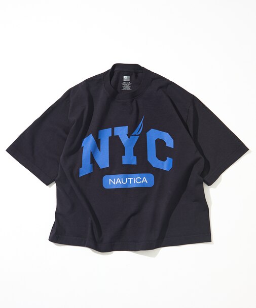 Made in U.S.A ヘビーウェイト オーバーサイズ クルーネック プリントTシャツ type 2